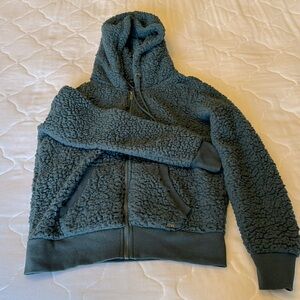 Andrew Marc New York women’s navy blue fleece hoodie